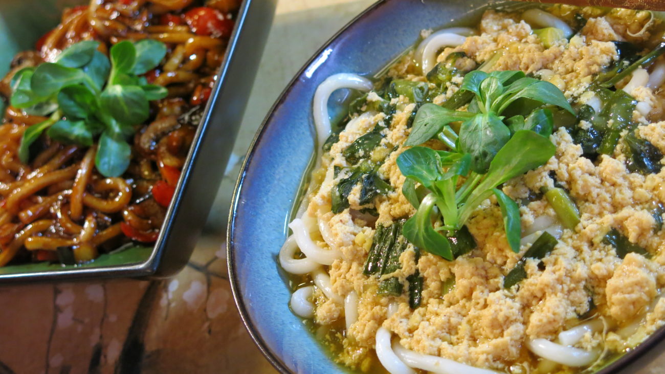Udon jasai i japanska supa sa udon nudlama