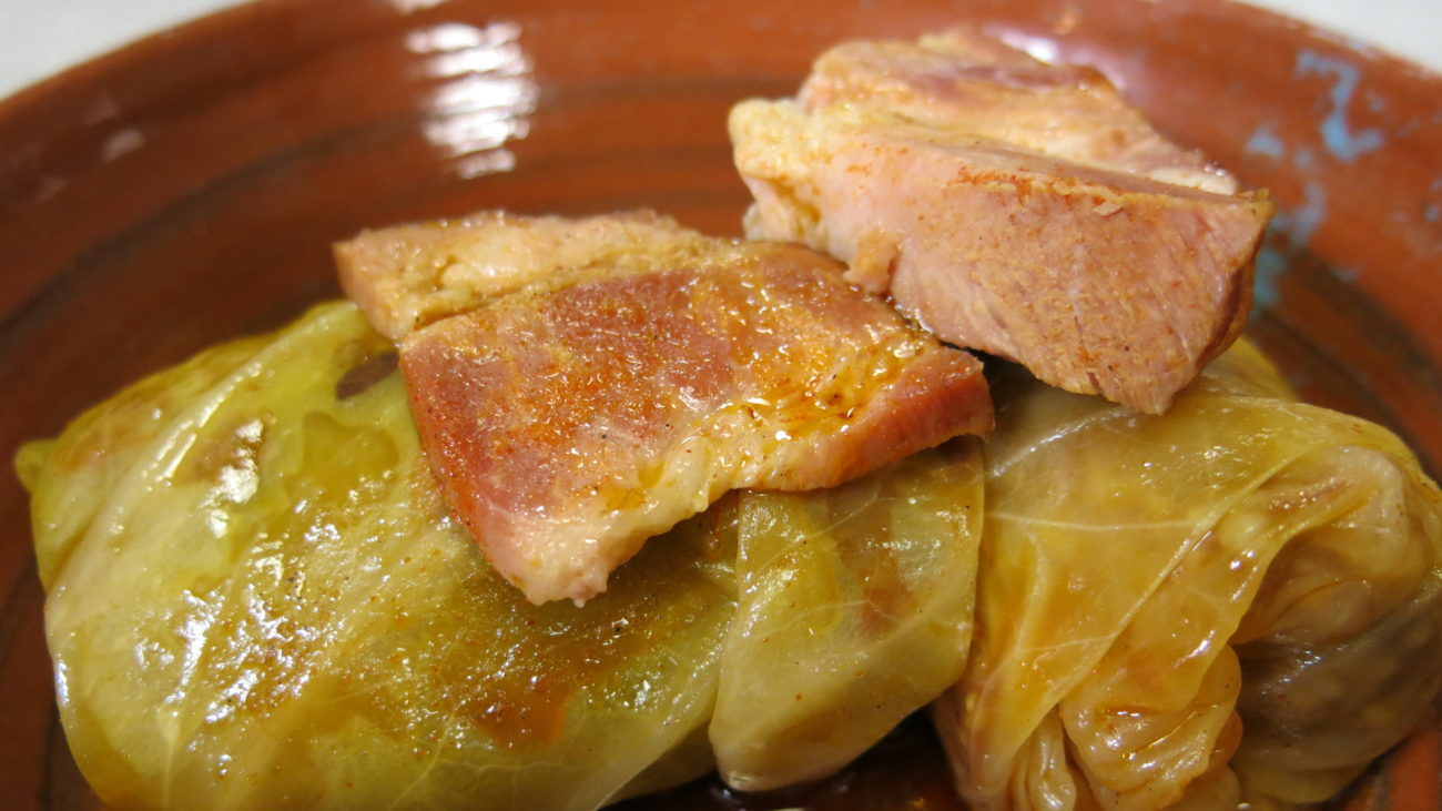 Sarma sa junećim mesom i lisnata pita